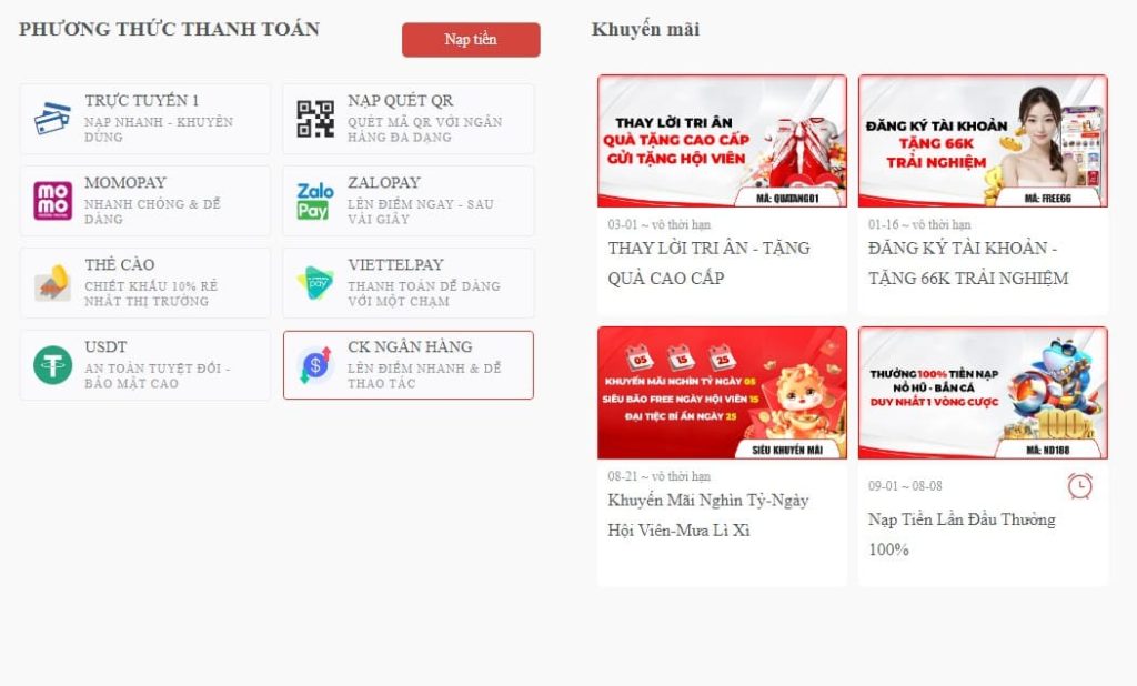  Giới thiệu MB66 về điểm nổi bật trong phương thức thanh toán